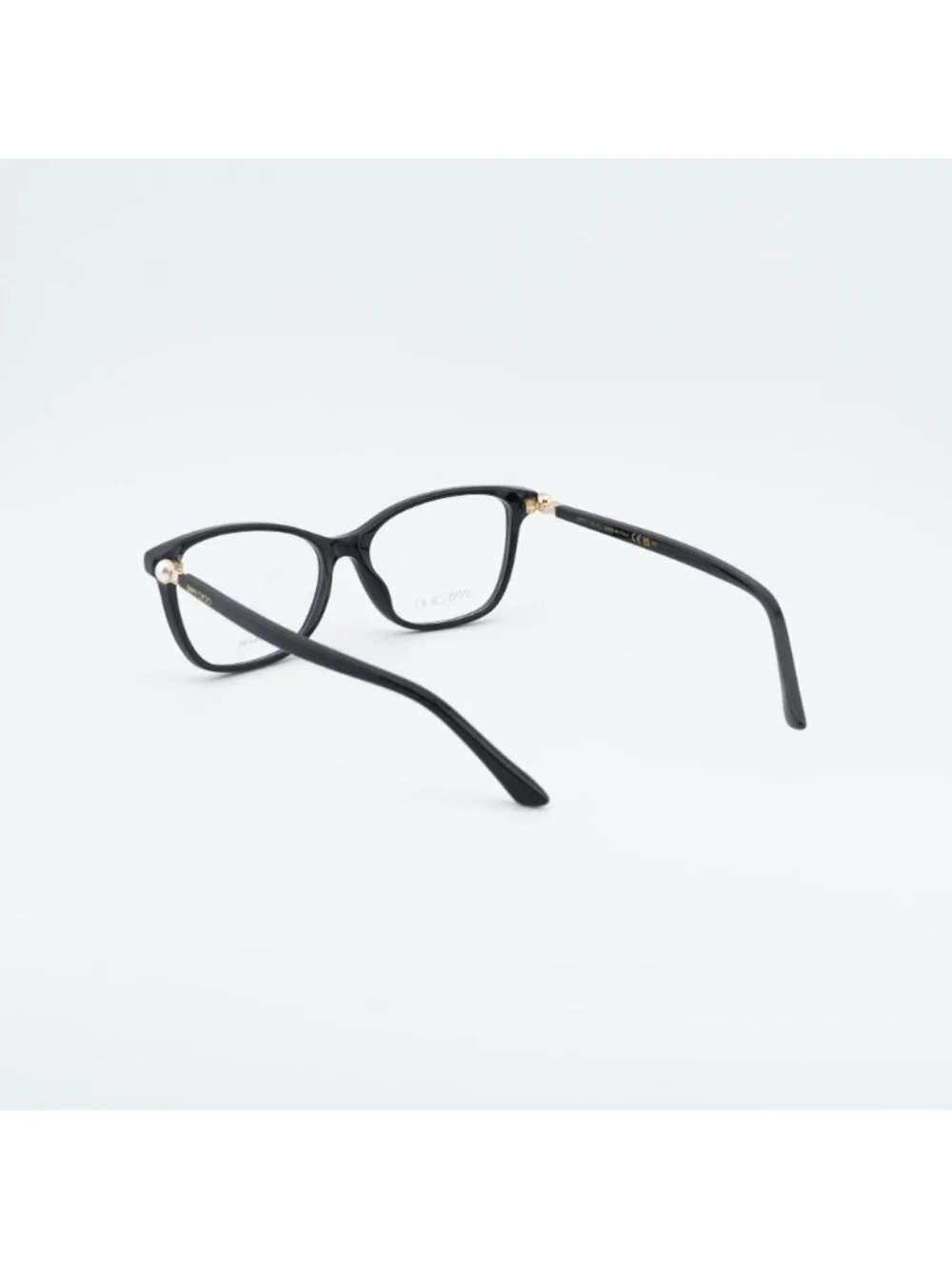 Jimmy Choo JC377 0807 00 Eyeglasses Black 53mm Rectangle Frame